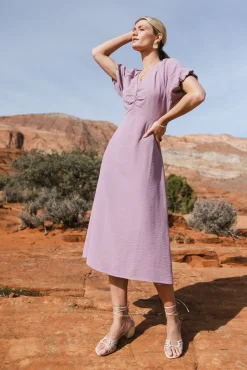 Bohme Maeve Midi Dress in - FINAL SALE