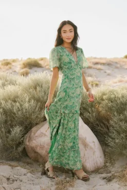 Bohme Manoella Floral Maxi Dress in