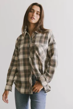 Bohme Markus Plaid Flannel Button Up