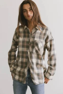 Bohme Markus Plaid Flannel Button Up