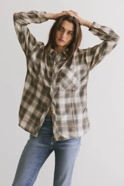 Bohme Markus Plaid Flannel Button Up