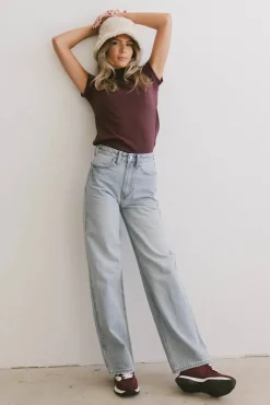 Bohme Marley Mock Neck Tee in