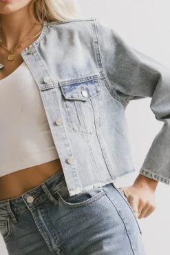 Bohme Marlowe Cropped Denim Jacket