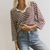 Bohme Mason Collared Sweater in