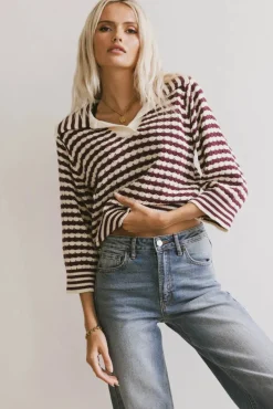 Bohme Mason Collared Sweater in