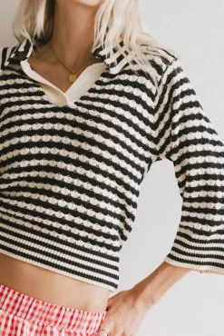 Bohme Mason Collared Sweater in