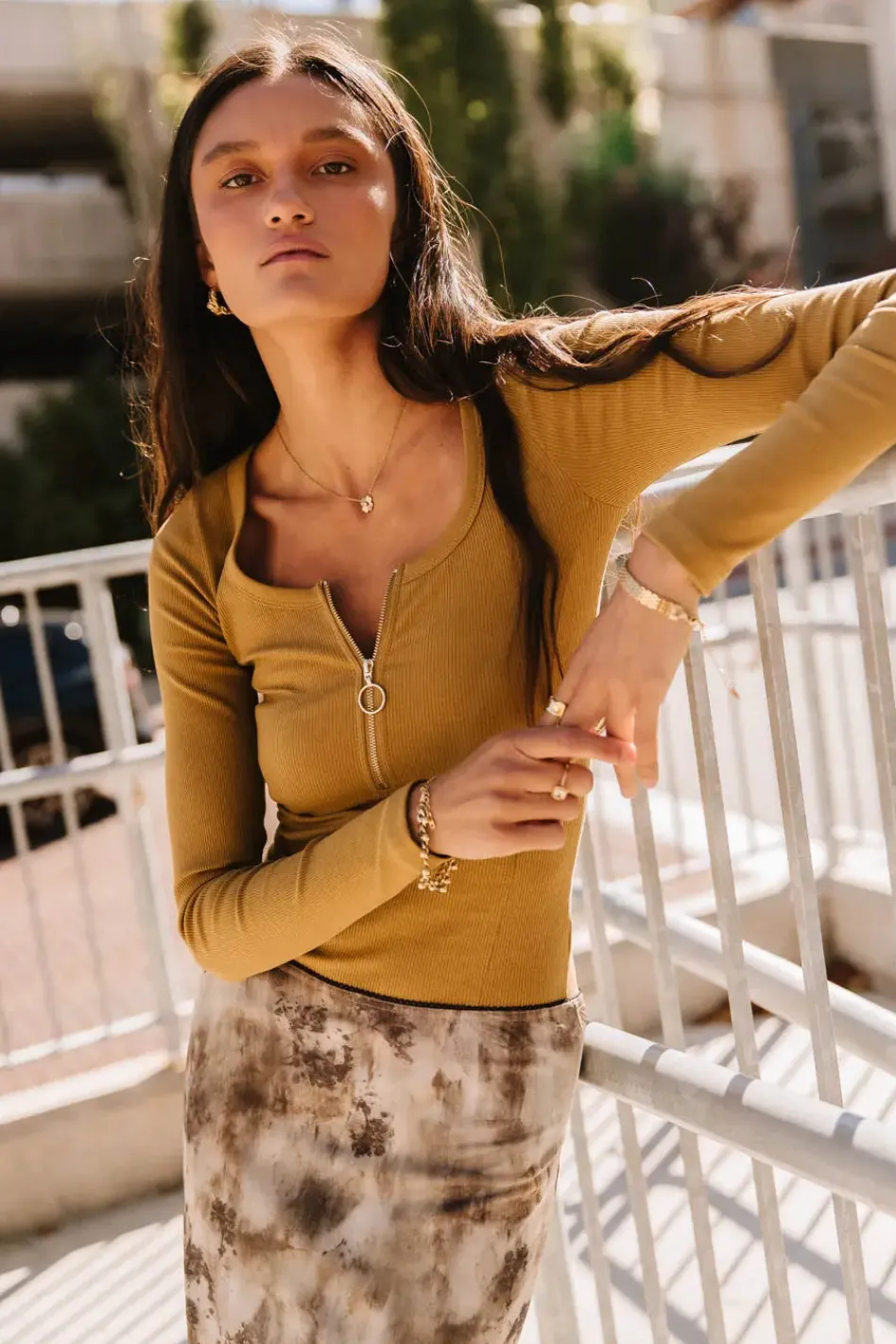 Bohme Matilda Half Zip Top in