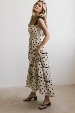 Bohme Matilda Polka Dot Midi Dress