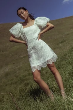 Bohme Maye Lace Mini Dress in - FINAL SALE