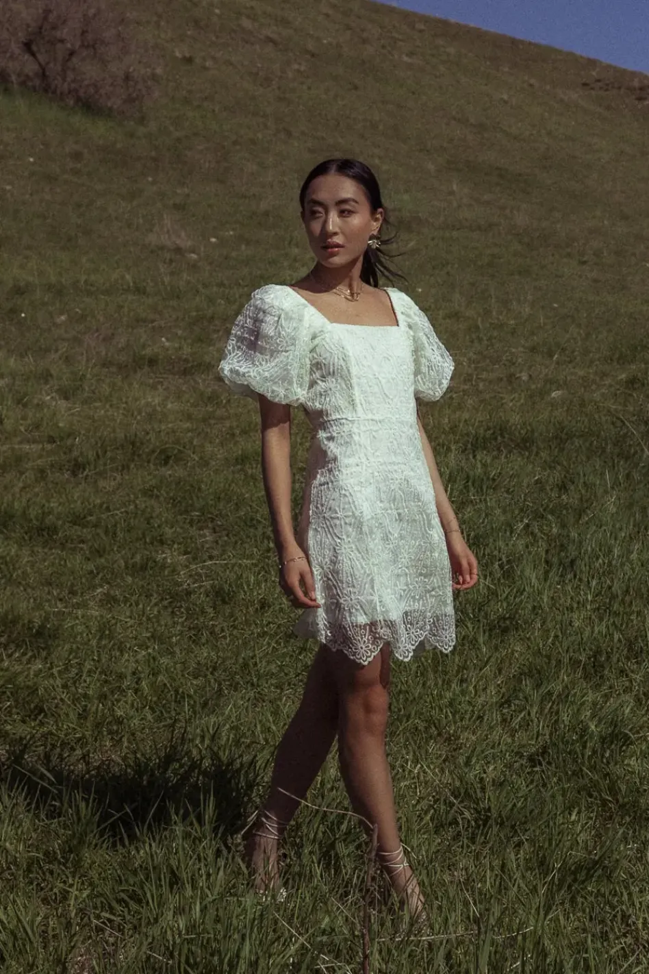 Bohme Maye Lace Mini Dress in - FINAL SALE