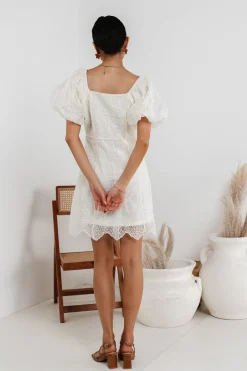 Bohme Maye Lace Mini Dress in - FINAL SALE