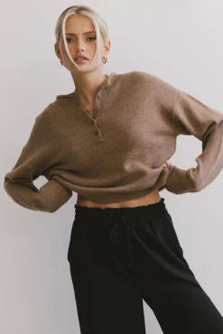 Bohme Meli Button Front Knit Sweater in