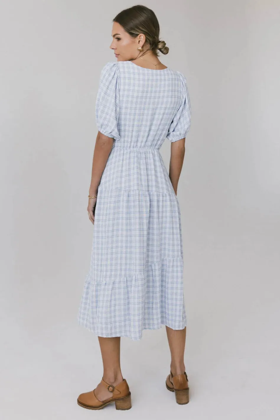 Bohme Melina Plaid Midi Dress in