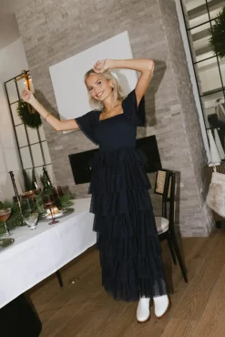 Bohme Mia Tulle Maxi Dress in