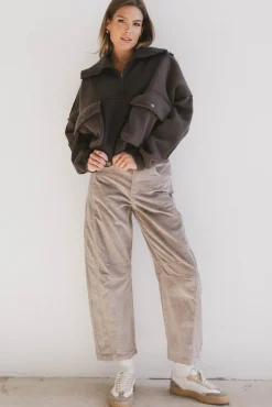 Bohme Mickey Half Zip Sweatshirt in