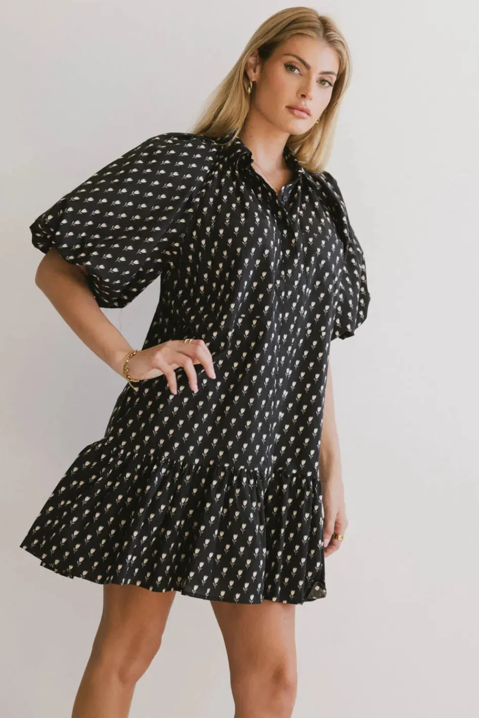 Bohme Miel Floral Mini Dress