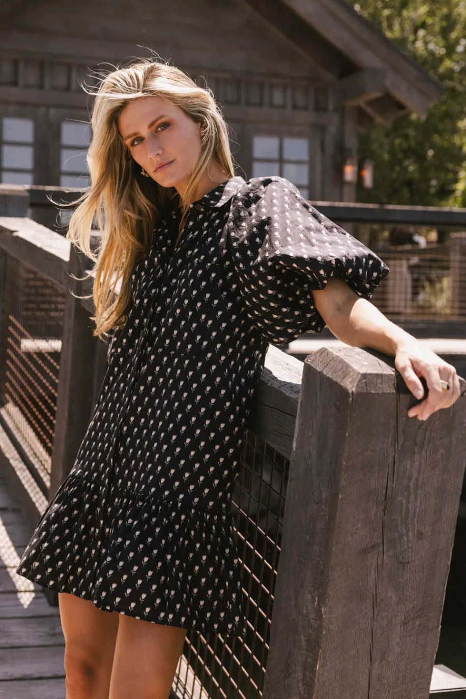 Bohme Miel Floral Mini Dress