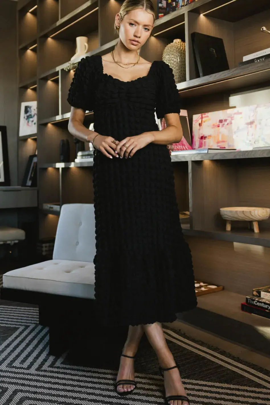 Bohme Miley Bubble Texture Dress in