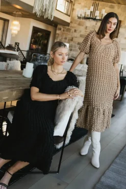 Bohme Miley Bubble Texture Dress in