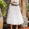 Bohme Minerva Tiered Midi Skirt in
