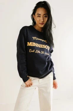 Bohme Minnesota Embroidered Sweatshirt - FINAL SALE