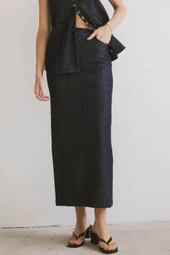 Bohme Miriam Denim Maxi Skirt