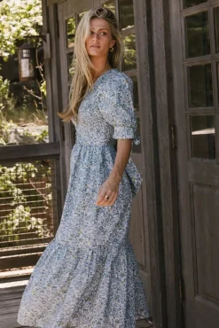 Bohme Misty Button Down Midi Dress