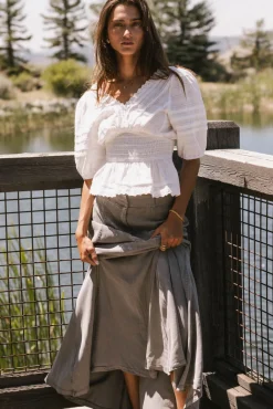 Bohme Nika Lace Ruffle Blouse