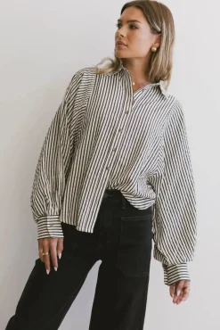 Bohme Niri Striped Button Up in