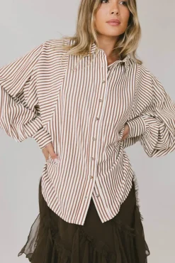 Bohme Niri Striped Button Up in