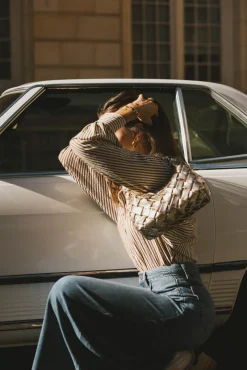 Bohme Niri Striped Button Up in