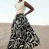 Bohme Noco Abstract Print Skirt