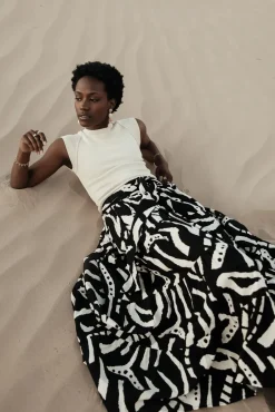 Bohme Noco Abstract Print Skirt
