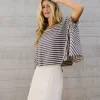 Bohme Oliver Striped Top in - FINAL SALE
