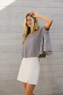 Bohme Oliver Striped Top in - FINAL SALE