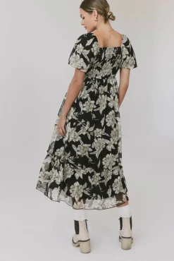 Bohme Olivera Floral Midi Dress