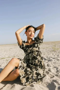 Bohme Olivera Floral Midi Dress