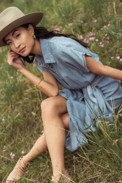 Bohme Opal Pleated Midi Dress