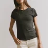 Bohme Opal Ribbed Tee in