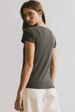 Bohme Opal Ribbed Tee in