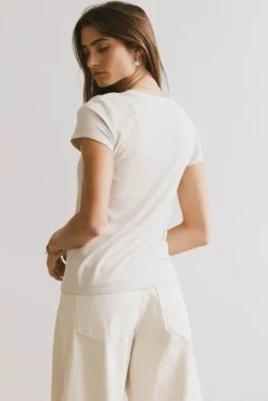 Bohme Opal Ribbed Tee in