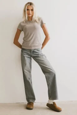 Bohme Opal Ribbed Tee in
