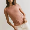 Bohme Opal Ribbed Tee in