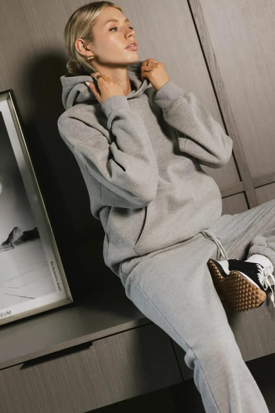 Bohme Out of Office Sweatshirt in Heather Grey