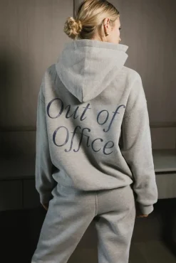 Bohme Out of Office Sweatshirt in Heather Grey