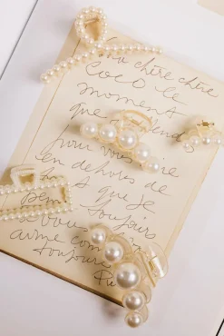 Bohme Oversized Pearl Claw Clip in Large