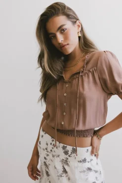 Bohme Pax Smocked Blouse in