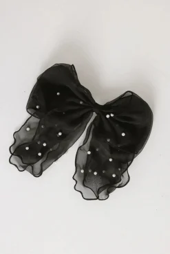 Bohme Pearl Bow Hair Clip in