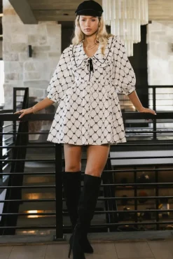 Bohme Perla Textured Mini Dress