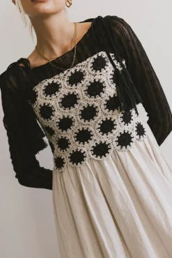 Bohme Perran Crochet Bodice Dress